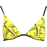 Karl Lagerfeld Femmes, Bikini, Yellow Polyamide Women Swimsuit, Jaune, (XS)