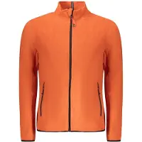 NORWAY 1963 Hommes, Pull-over, Arancione Polyester Mens Sweatshirt, Orange, (L)