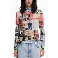Desigual Pull-over mélange de couleurs