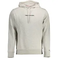 Tommy Hilfiger Hommes, Pull-over, Gray Cotton Men Sweater, Gris, (XXL)