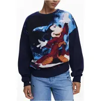 Desigual Sweat-shirt bleu / mélange de couleurs