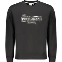 Pepe Jeans pour homme. PM5800066 Sweatshirt Gus noir (L), Casuel, Coton