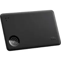 Tile Slim 2024 (Apple Find My, Google Find Hub), Traceur, Noir