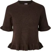 Pieces Pull-over 'PCSally' brun foncé