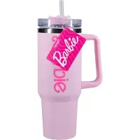 Paladone Mug Isotherme Toucher Doux Avec Logo Barbie 1200ml