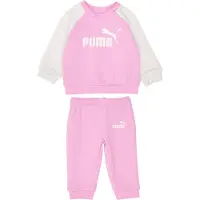 Puma Survêtement 'Minicats Essentials' gris clair / rose / blanc