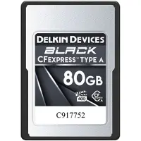 Delkin CFexpress BLACK Type A 80 Go