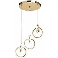 Toolight Luminaire Suspendu Lhj093-3Cp Gold