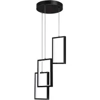 Toolight Luminaire Suspendu Lhj087-3Cp Black White