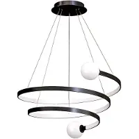 Toolight Luminaire Suspendu Lhj029-Cp Black Black