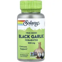 Solaray Black Garlic Bulb 500mgr 50 Units Vert,Blanc