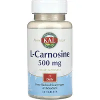 Kal L-carnosine 500mg Amino Acid Tablets 30 Units Clair