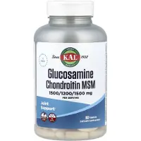Kal Comprimés Glucosamine Chondroitin Msm Osteo-articular Support 90 Unités