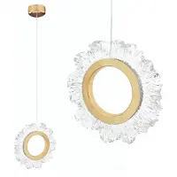 Toolight Lampe Suspendue Lhj102-1Cp Gold