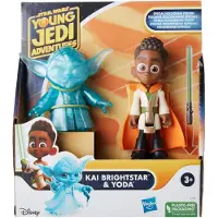 Hasbro Coffret Star Wars Young Jedi : lot de 2 figurines Kai & Yoda