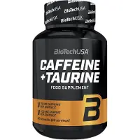 BiotechUSA Caféine + Taurine 80 mg, 60 gélules,