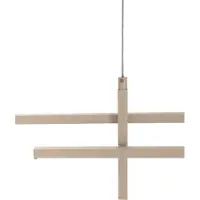 Eglo Suspension LED Trepiliano, lampe suspendue pour table à manger, plafonnier suspendu, lampe de salle à manger en métal de couleur sable, lumière blanc chaud, 2500 lumens