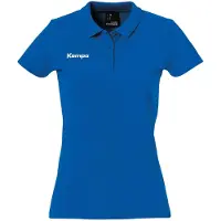 Kempa Womens Ladies Short Sleeve Polo Shirt Top Sports Training Handball Dark ... M