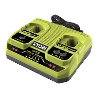 Ryobi Chargeur rapide 2 ports RC18240 18 V ONE+ 2 A / 4 A