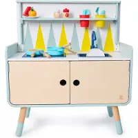 Hape 2 In 1 Toy Kitchen Furniture Argenté Enfants