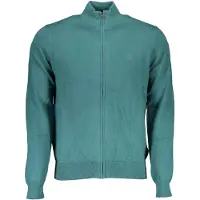 North sails Hommes, Pull-over, Verde Cotton Men Cardigan, Vert, Bleu, (XL)