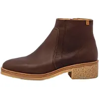 El naturalista Bottines à talons pour Femme N5943 WAX NAPPA BROWN / IRATI Couleur Marron