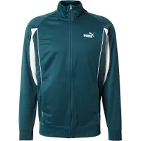 Puma Veste de survêtement émeraude / blanc