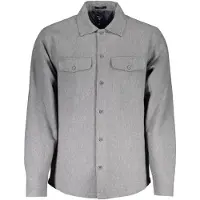 Gant Hommes, Chemise, Chemise à manches longues homme grise, Gris, (S)