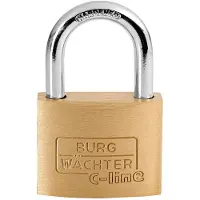 Burg wachter Cadenas à cylindre 222 35 Largeur du corps de serrure 35 mm Laiton à combinaisons multiples