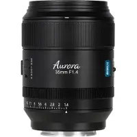 Sirui AURORA Series 35mm F1.4 Full-Frame Autofocus Lens (L-Mount) (Monture L, Plein format), Objectif, Noir
