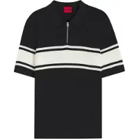 HUGO Pull-over 'Sholton' marine / blanc
