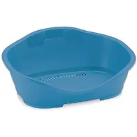 Stefanplast Sleeper 5 96x68x37,5cm chaise longue en plastique bleu pour chien, 99451