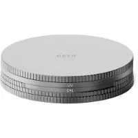 Urth 39mm Base Filter Kit Pro (UV, CPL) (39 mm, Filtre UV), Filtre photo, Noir