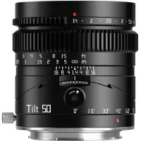 TTArtisan Tilt 50mm F1.4 L-mount Noir