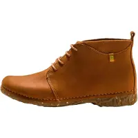 El naturalista pour femme. 2N9741ND0005_023 Bottines en cuir N974 Pleasant Brown (37), Marron, Plat, Lacets, Casuel