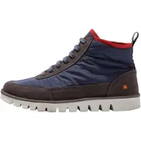 Art Bottines pour Femme/Homme 1585 NYLON DENIM/ONTARIO Couleur Bleu