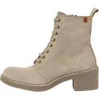 El naturalista Bottines à talons pour Femme N5660 SILK SUEDE CREAM / TICINO Couleur Beige