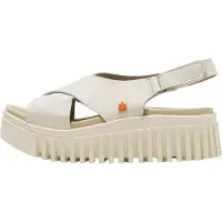 Art Sandales à talons pour Femme 1574 NAPPA CREAM/BRIGHTON Couleur Beige