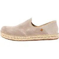 El naturalista Chaussures pour Femme/Homme N677 SILK SUEDE-Coton TAUPE / CAMPOS Couleur Beige