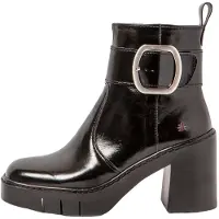 Art pour femme. 119791101003_001 Bottines en cuir 1979 noir (39), 8 à 10 cm, Fermeture éclair, Casuel