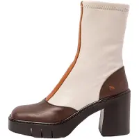 Art Bottines à talons pour Femme 1973 NAPPA BROWN-CREAM/BERNA Multicolore