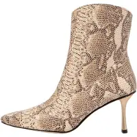 Neosens Bottines à talons pour Femme S3196 FANTASY BOA BEIG/ VILANA Multicolore