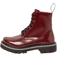 Art Bottines pour Femme/Homme 1166 NAPPA SHINNY BURDEOS / MARINA Couleur Rouge