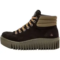 Art Bottines pour Femme 1532 NOBUCK BLACK-KAKI/BRIGHTON Couleur Noir