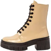 Art Bottines à talons pour Femme 1375 NAPPA SHINNY CHAMPAGNE/YORK Couleur Or