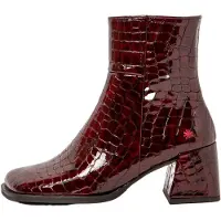 Art Bottines pour Femme 1706 HORASAN BURDEOS / VERONA Couleur Rouge