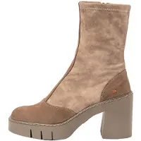 Art Bottines à talons pour Femme 1973 NOBUCK TAUPE-BEIG/BERNA Couleur Beige