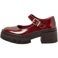Art pour femme. 113731367003_008 Chaussures en cuir 1373 York burgundy (40), 5 à 8 cm, Boucle, Casuel, Classique, Bordeaux