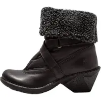 Art Bottines pour Femme 1215 GRASS WAXED-NYLON BLACK/ OTEIZA Couleur Noir