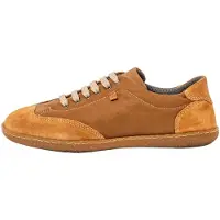 El naturalista unisex. 252951123005_023 Baskets en cuir N5295 El Viajero marron (37), Plat, Lacets, Casuel